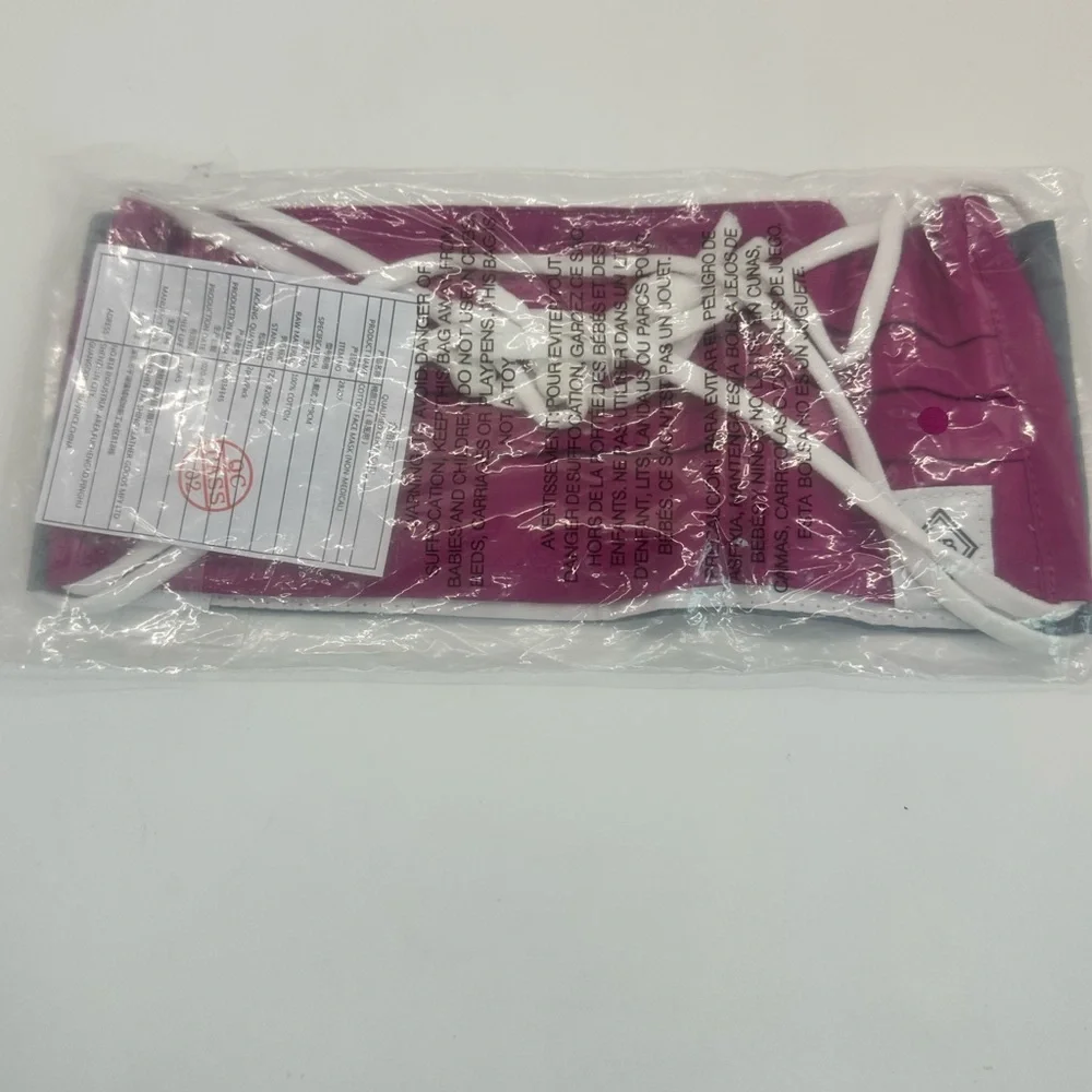 Vera Bradley Adult 100%‎ Cotton Pleated Mask - 2 Pack Lead/Amore Fuchsia